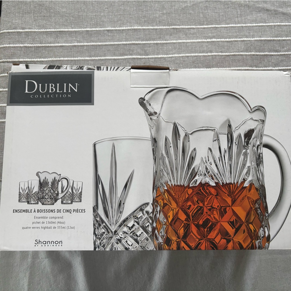 Dublin Collection Crystal Pitcher